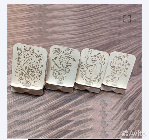 Подставки для телефона из фанеры