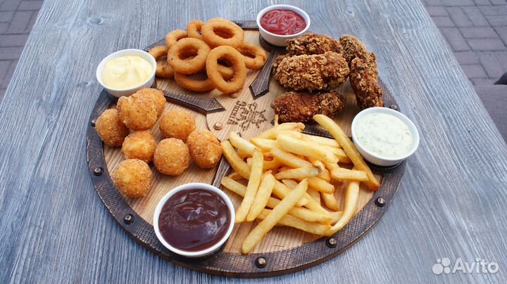 Дубощит менажница поднос для пиццы