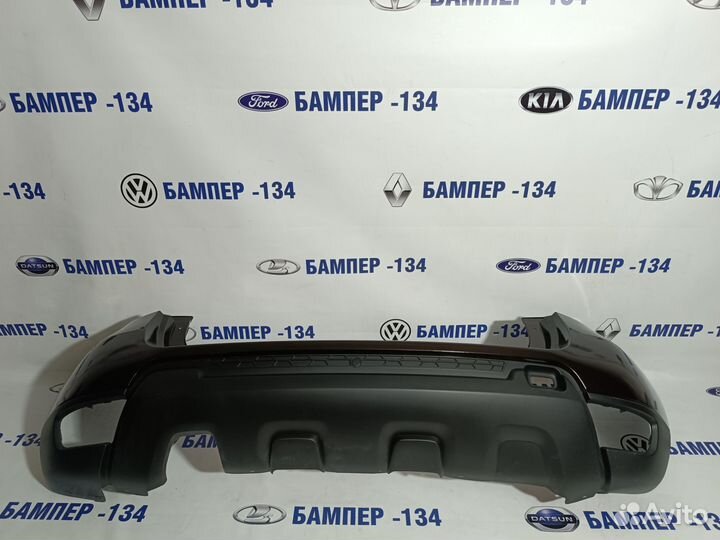 Бампер задний renault duster рестайлинг коричневый