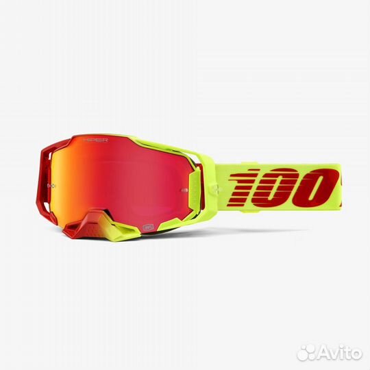 Очки 100 Armega Google Solaris / Hiper Red Mirror