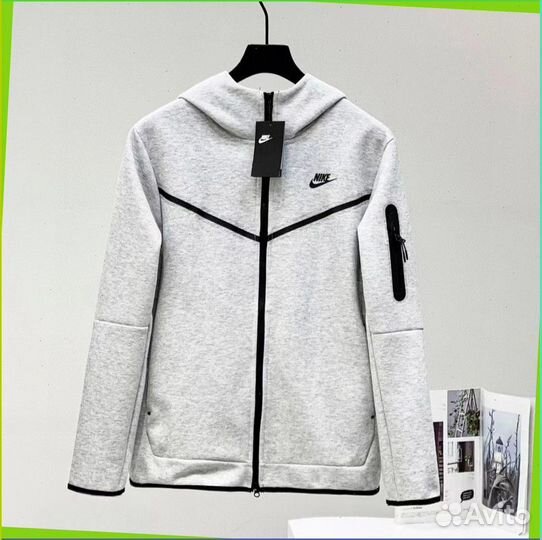 Зип худи Nike Tech Fleece (Premium качество)