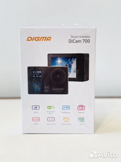 Экшн камера Digma DiCam 700