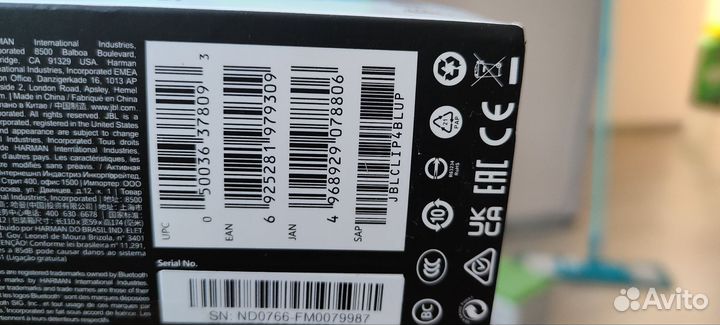 Беспроводная колонка jbl clip 4