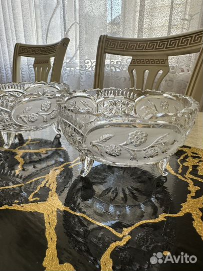 Ваза хрустальная