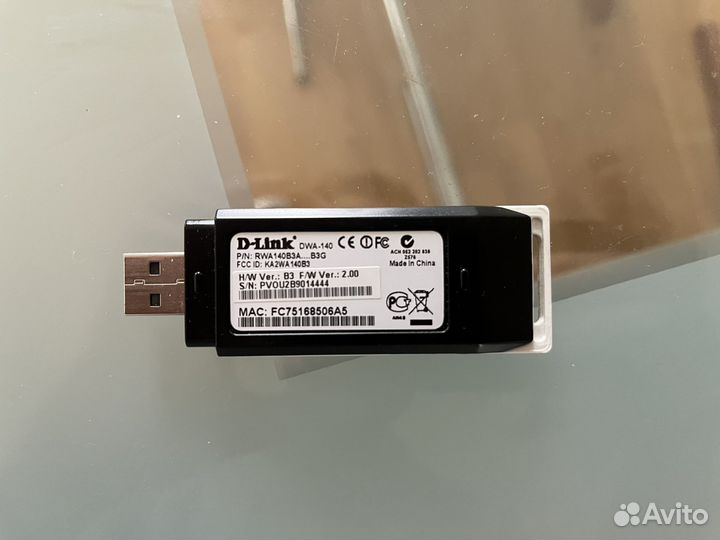 Wi-fi адаптер d-link dwa-140