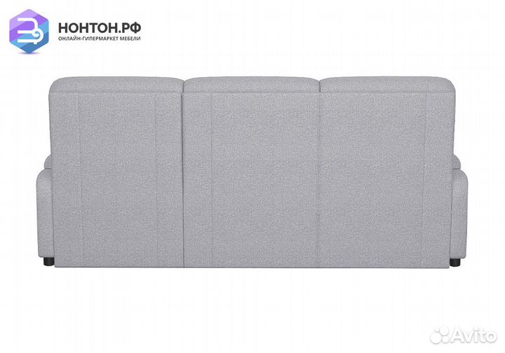 Диван угловой дельфин Омега 2-1 светло-серый