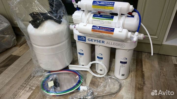 Установка фильтров для воды,на кухню,под мойку