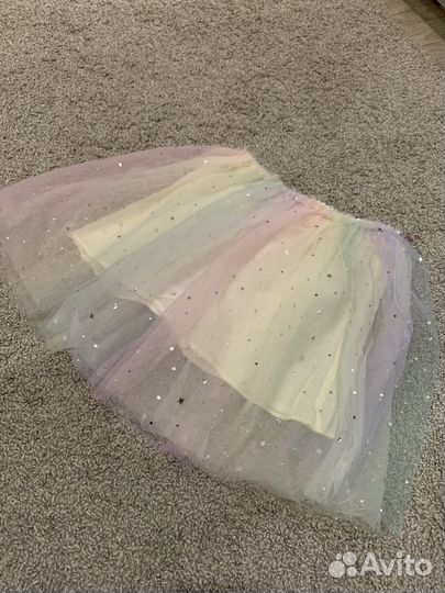 Юбка радужная для девочки