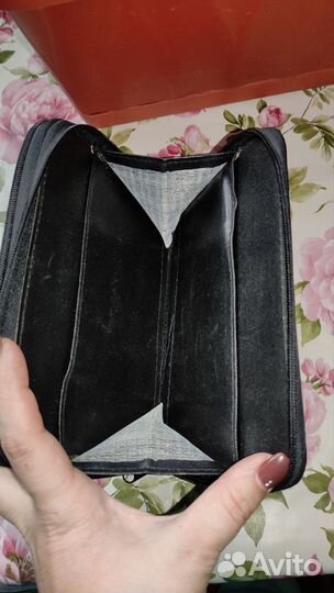 Барсетка мужская, кошелек ежедневник на кольцах