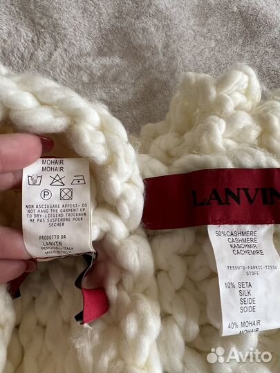 Комплект шапка и шарф Lanvin
