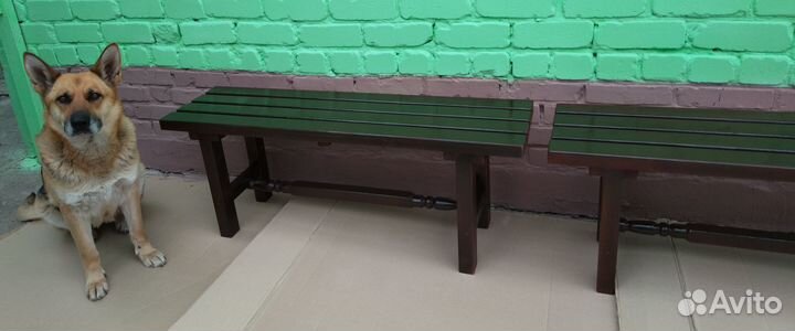 Лавочка деревянная