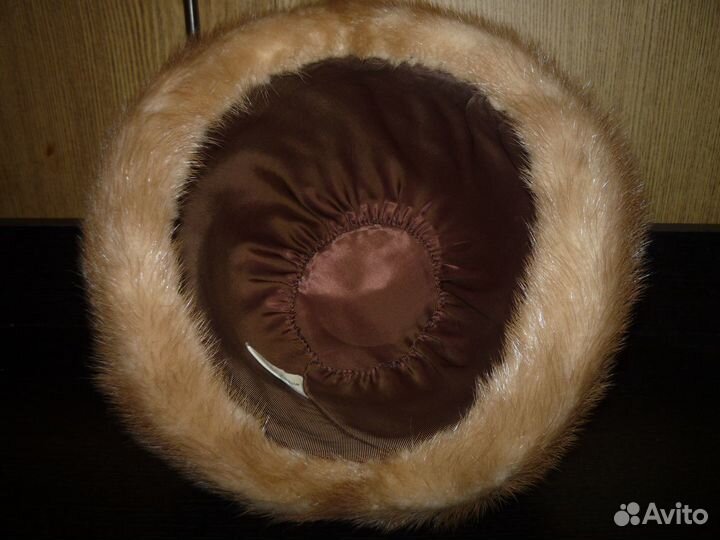 Шапка норковая женская