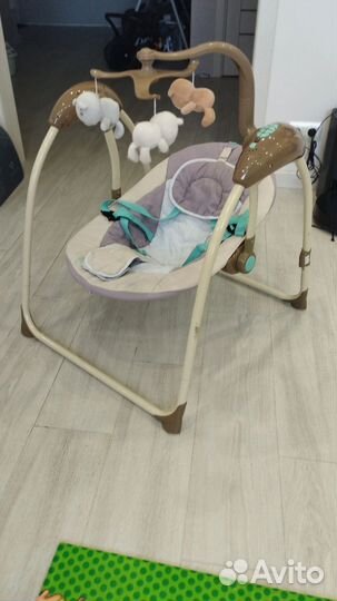 Детские электронные качели для новорожденных