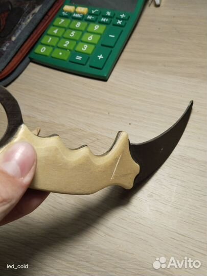 Деревянный нож керамбит