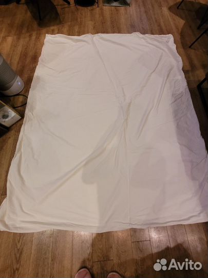 Постельное белье полутороспальное цвет ваниль