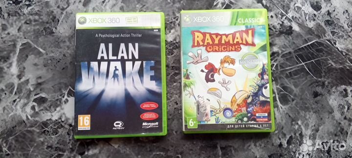 Alan wake, Rayman origins Xbox 360