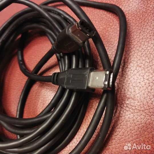 Кабель ieee 1394 firewire 6pin*6pin. 5 метров