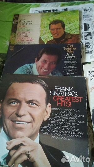 Пластинки Sinatras Andy Williams.муз 30г.классика