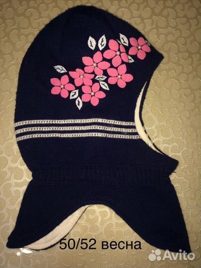 Шляпа 2шт. Шапка, шлем весна 50/52