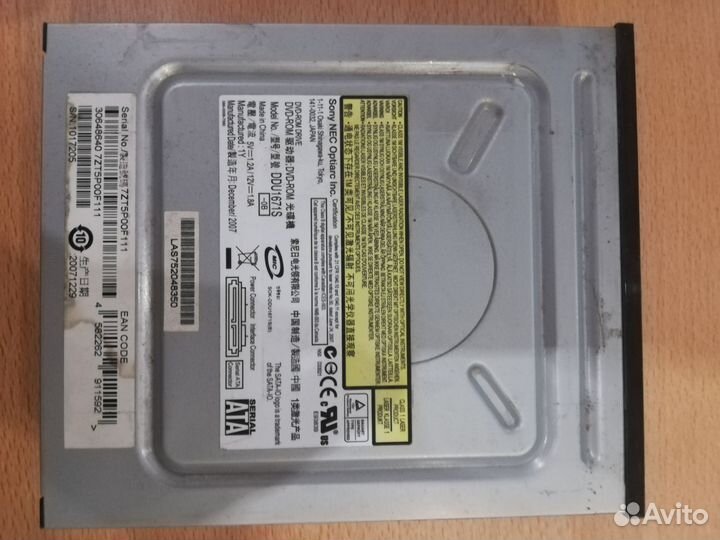 Оптический привод Sony NEC Optiarc DDU1671S