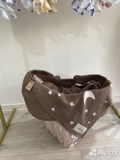 Люлька вязаная корзина для выписки