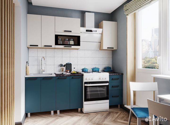 Кухонный гарнитур Контемп готовое решение