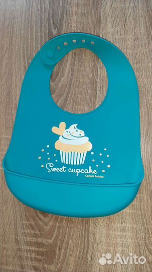 Слюнявчик силиконовый