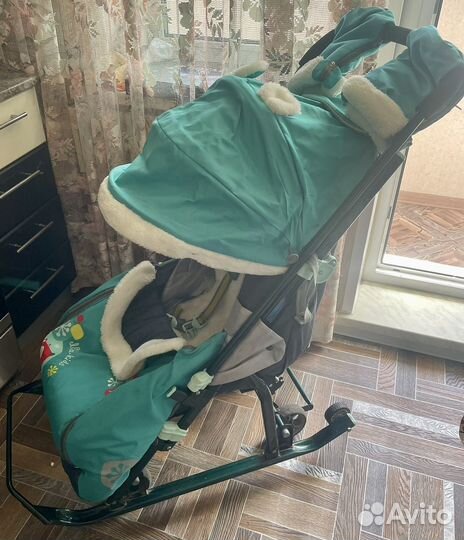 Санки коляска nika