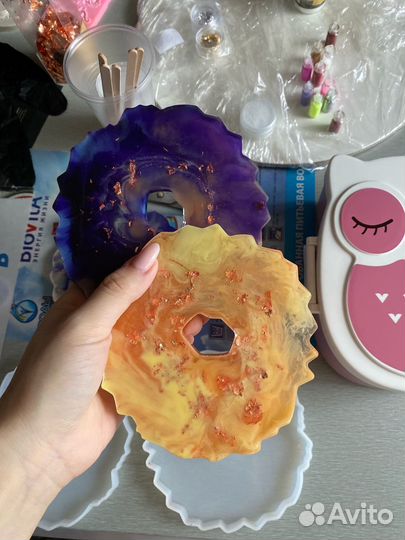 Подставки из эпоксидной смолы