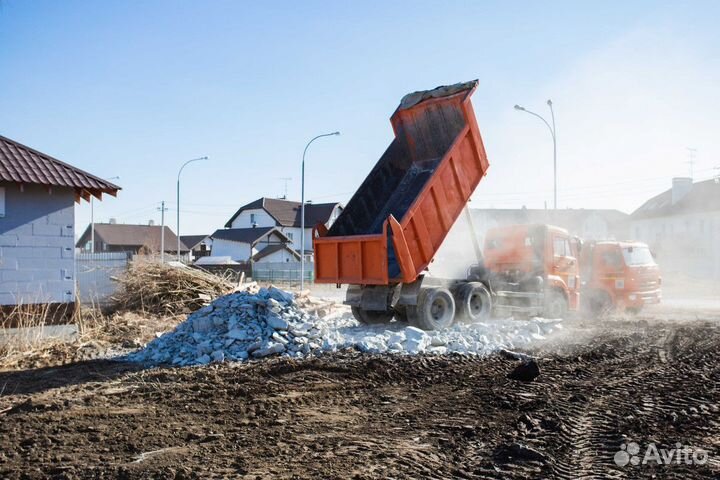 Скальный грунт, вскрыша, доставка скалы