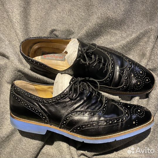 Туфли/полуботинки р-р 45 лакированные
