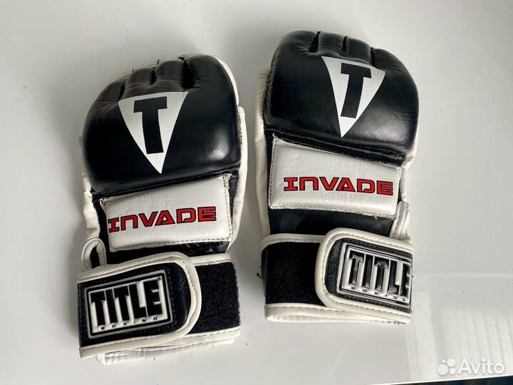 Перчатки для MMA бокса снарядные Title Invade