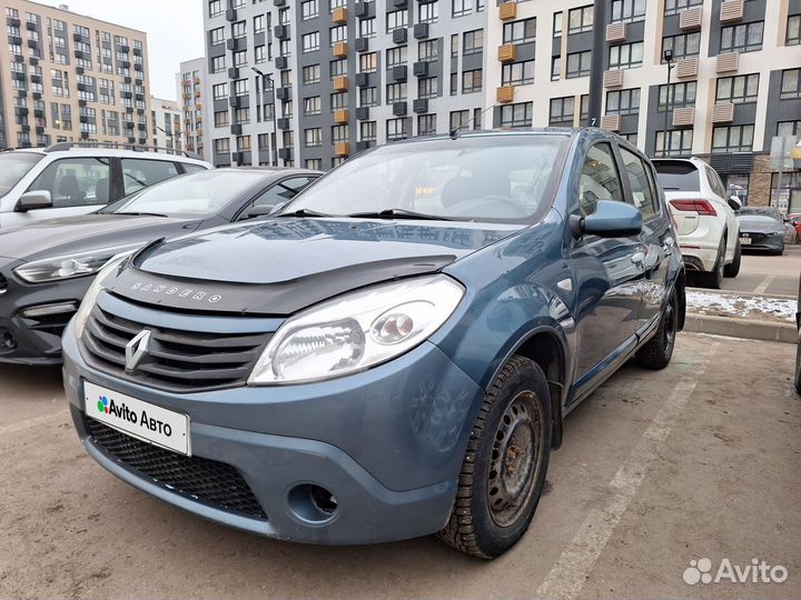 Renault Sandero 1.6 AT, 2012, 194 500 км
