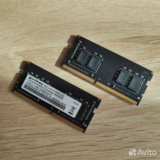 Оперативная память DDR4 16GB(8+8) 3200MHz Goldkey