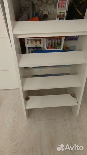 Детская кровать чердак со шкафом Б/У