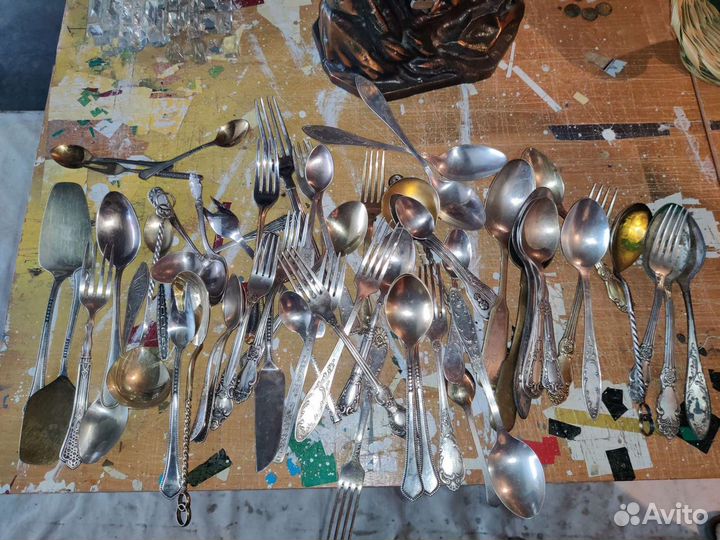 Мельхиор, серебро, посуда