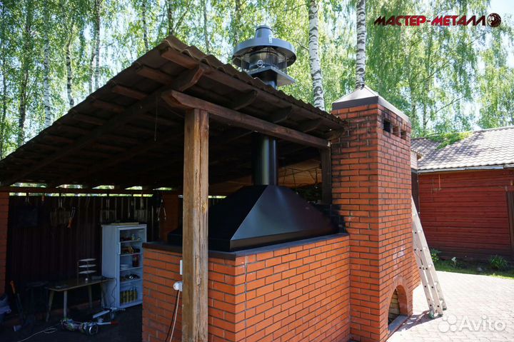 Вытяжной зонт оцинковка. Вытяжка для ресторанов