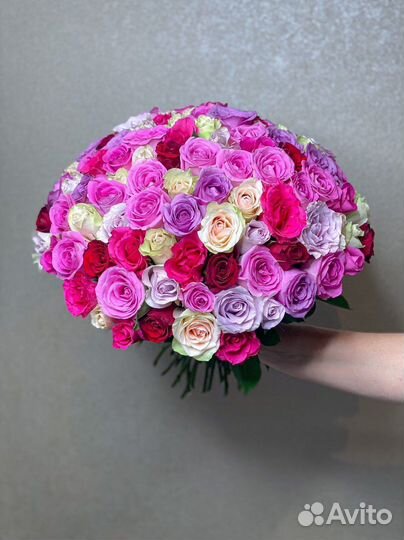 101 роза букеты доставка