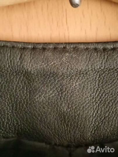 Кожаный плащ женский