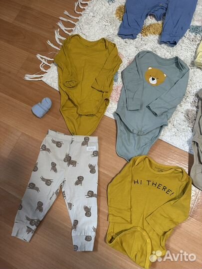 Большой пакет одежды для мальчика 68