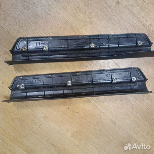 Накладки на пороги mitsubishi outlander 1