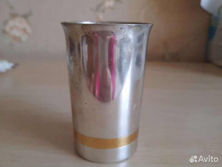 Стопка -стакан серебро