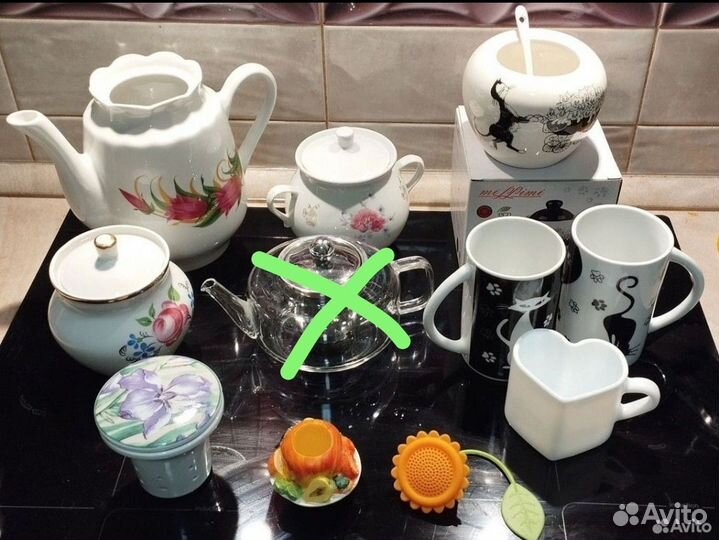 Чайники, сахарницы, чашки и др. СССР и современные