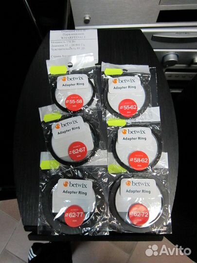 Кольцо адаптер для объектива и большего фильтра