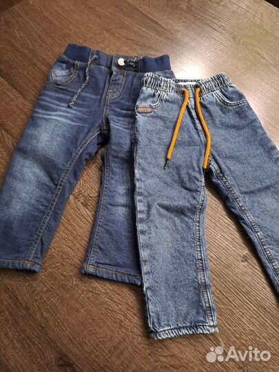 Джинсы утеплённые для мальчика Mothercare