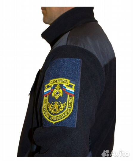 Мужская флисовая куртка мчс