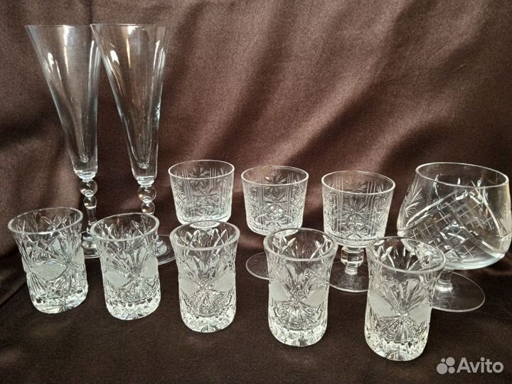 Стопки, рюмки, бокалы СССР