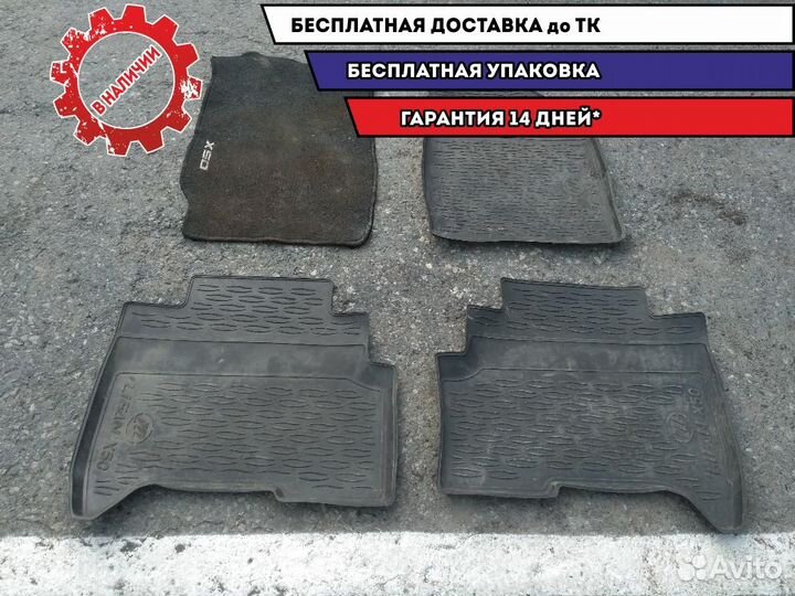 Коврики салона Lifan X50 2016 Отличное состояние