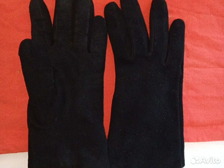 Перчатки замша натуральная