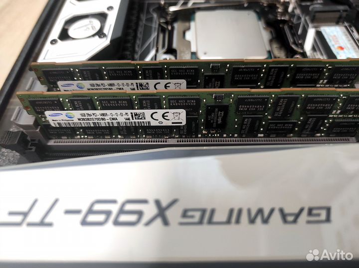 Связка Huananzhi X99-TF /Xeon 2696v3 /DDR3 64Gb